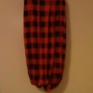Shein Brand Red/Black Checkered Sleeping Pants 4XL